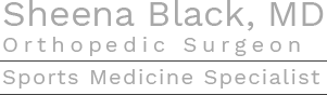 Sheena Black, MD Orthopaedic Surgeon, Sports Medicine Specialist